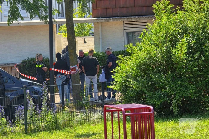 Politieafzetting bij woning