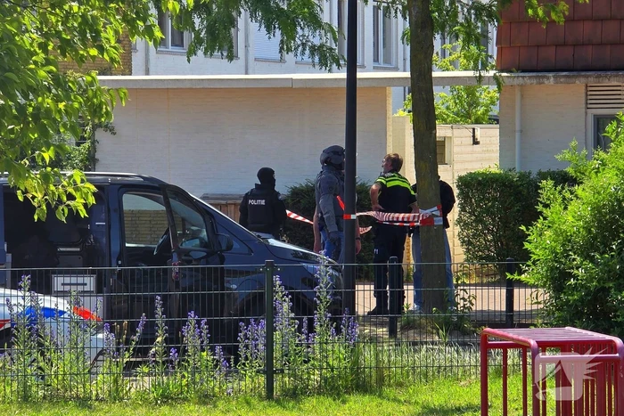 Politieafzetting bij woning