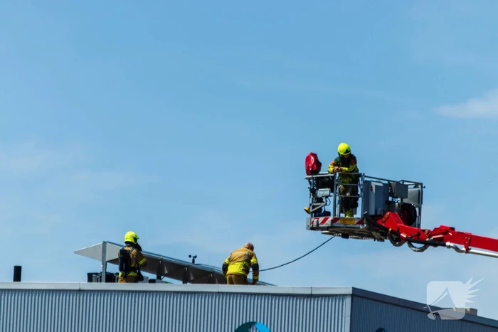 Kastbrand op dak snel geblust