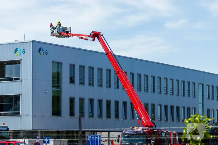 Kastbrand op dak snel geblust
