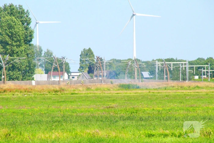 Bermbrand legt treinverkeer stil