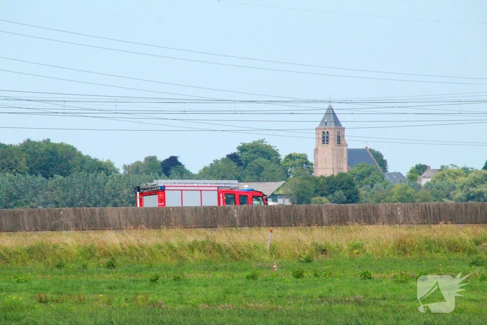 Bermbrand legt treinverkeer stil