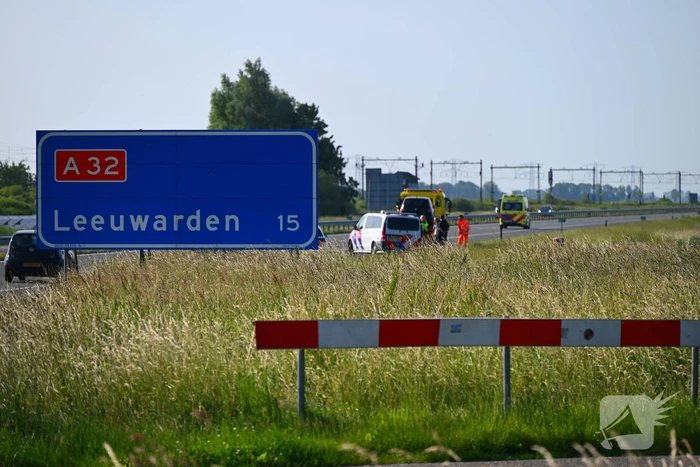 Motorrijder gewond na crash
