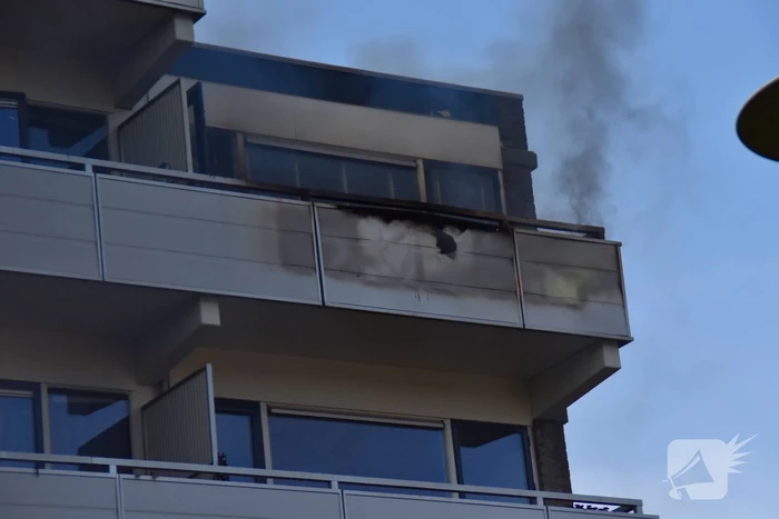 Appartementencomplex ontruimd door brand