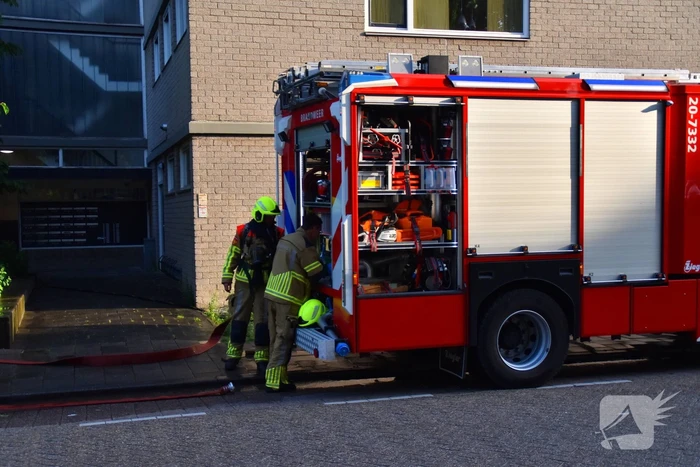 Appartementencomplex ontruimd door brand