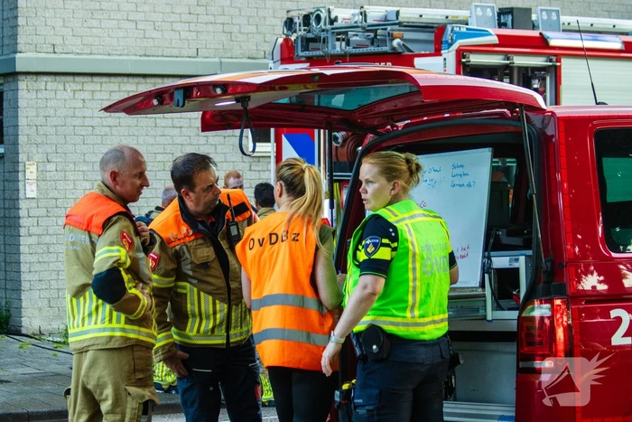 Appartementencomplex ontruimd door brand