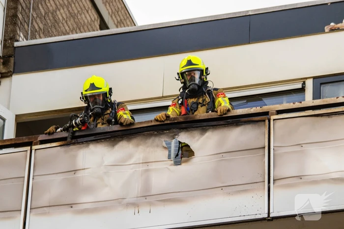 Appartementencomplex ontruimd door brand