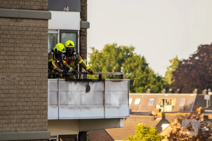 Appartementencomplex ontruimd door brand