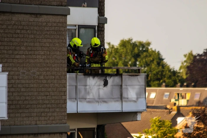 Appartementencomplex ontruimd door brand