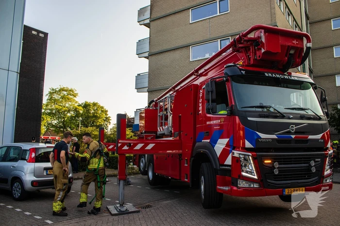 Appartementencomplex ontruimd door brand
