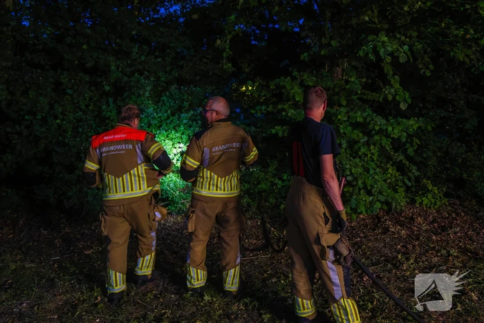 Fatbikers steken buitenbrand aan en ontsnappen