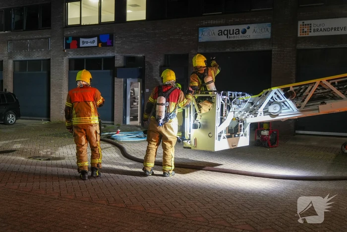 Brand in bedrijfspand