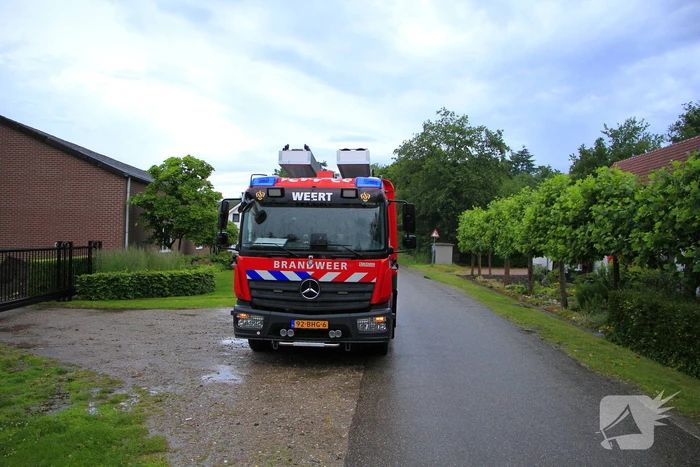Blikseminslag veroorzaakt grote schade