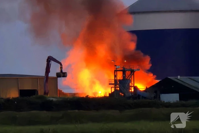 Gevaar door brand met metaalresten