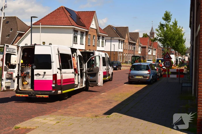 Gaslek veroorzaakt verkeershinder