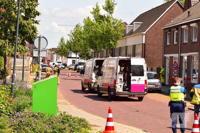 Gaslek veroorzaakt verkeershinder
