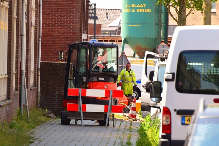 Gaslek veroorzaakt verkeershinder