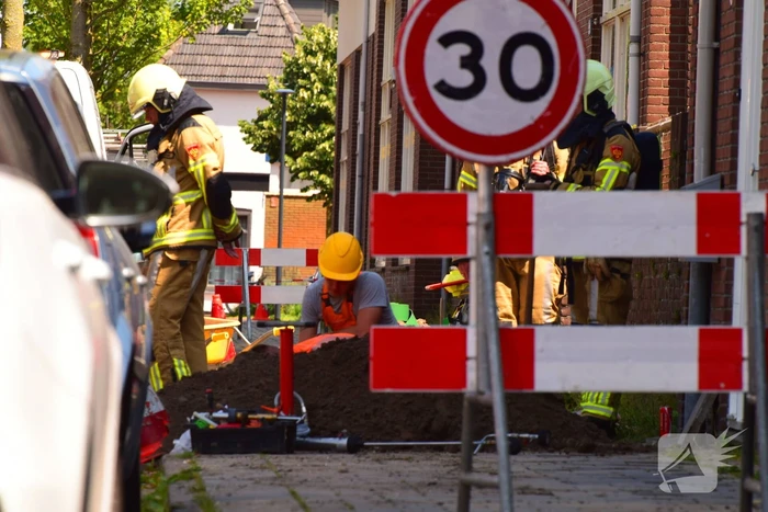 Gaslek veroorzaakt verkeershinder