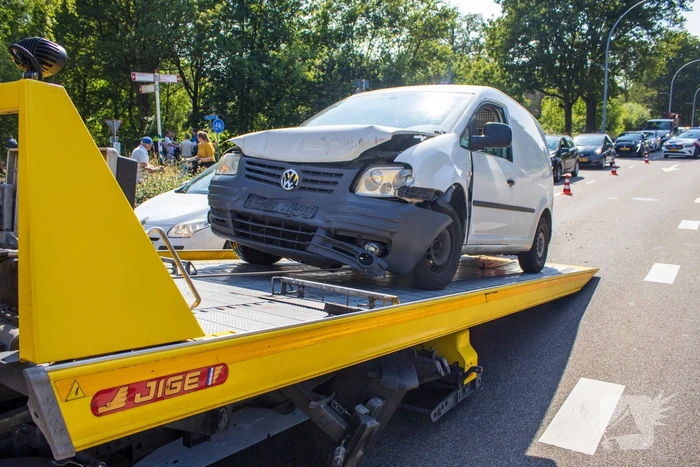 Forse verkeershinder door aanrijding