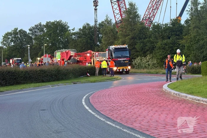 Specialistisch transport voor grote transformator
