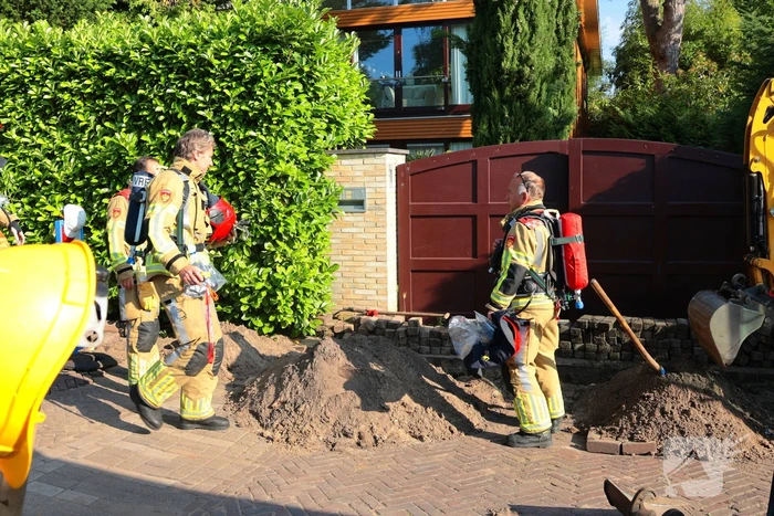 Gaslekkage tijdens werkzaamheden