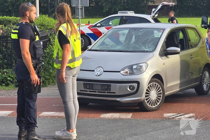 Wielrenner gewond bij aanrijding met auto