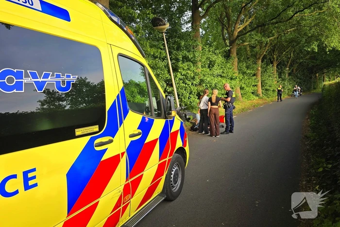 Scooterrijder gewond na val