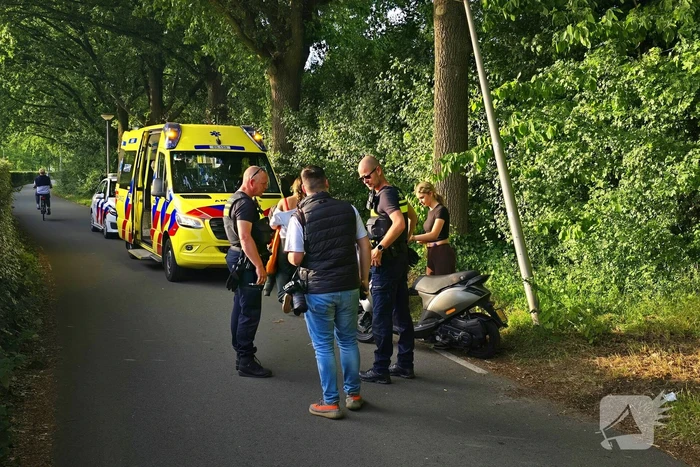 Scooterrijder gewond na val