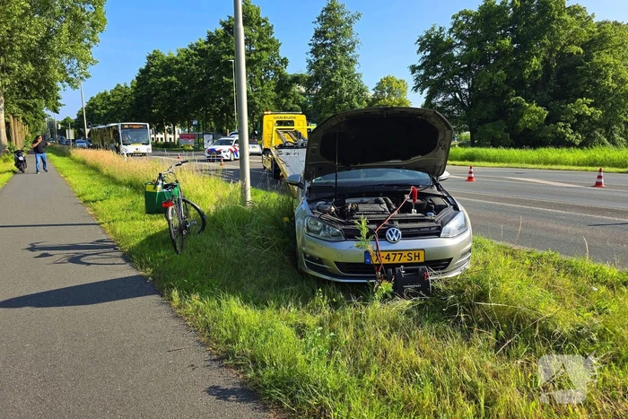 Aanrijding met letsel na pechgeval