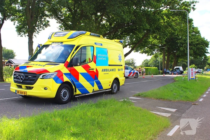 Aanrijding met letsel op hoofdweg