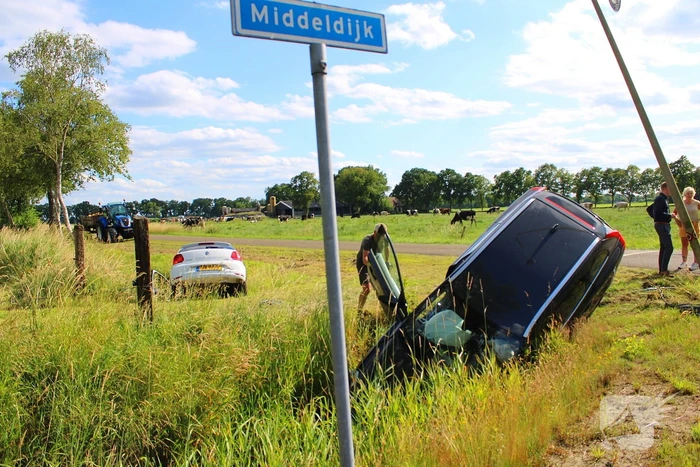 Ongeval met voertuigen in water