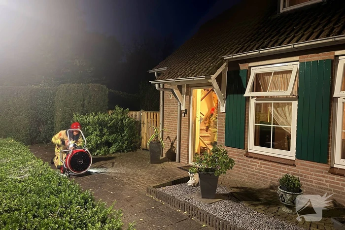 Woningbrand in de nacht snel geblust