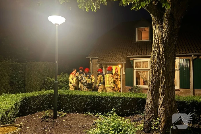 Woningbrand in de nacht snel geblust