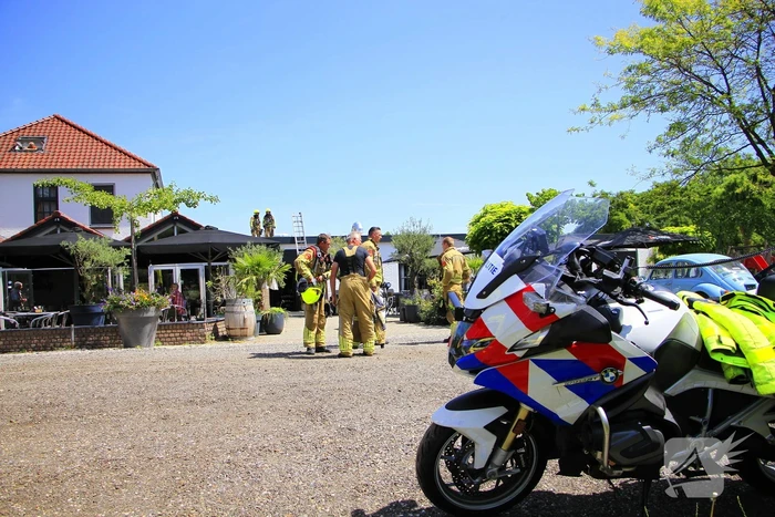 Brand in afzuigkanaal restaurant