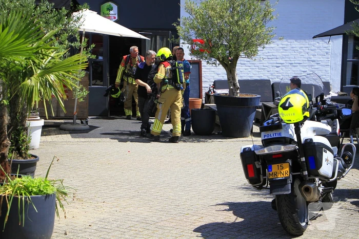 Brand in afzuigkanaal restaurant