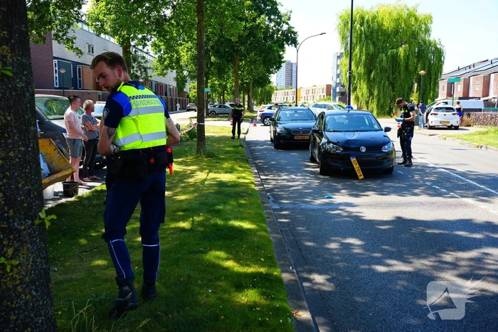 Straat afgesloten na ongeval