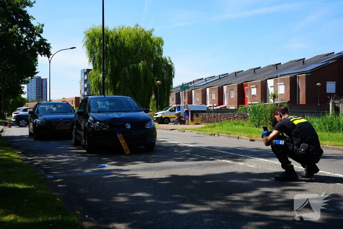 Straat afgesloten na ongeval