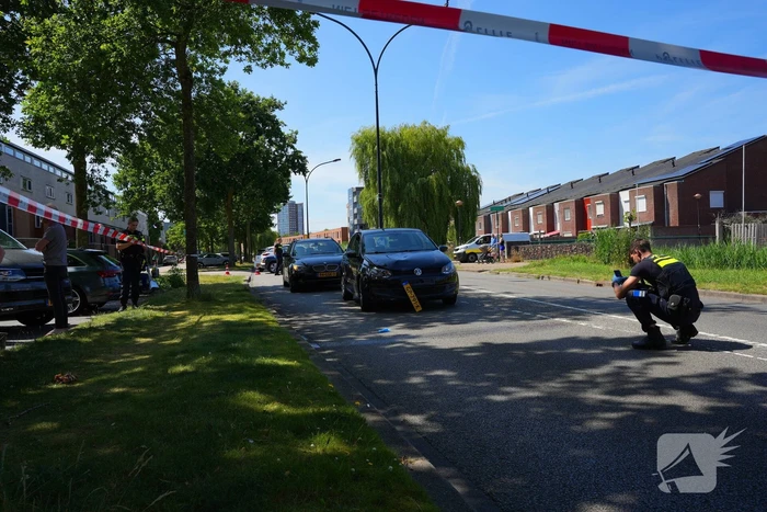 Straat afgesloten na ongeval