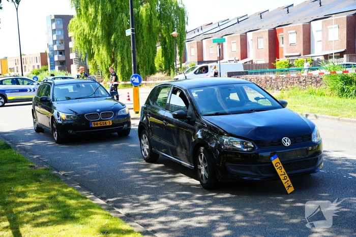 Straat afgesloten na ongeval