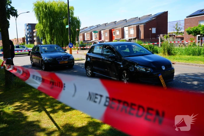 Straat afgesloten na ongeval