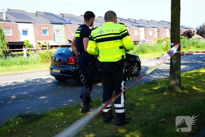 Straat afgesloten na ongeval