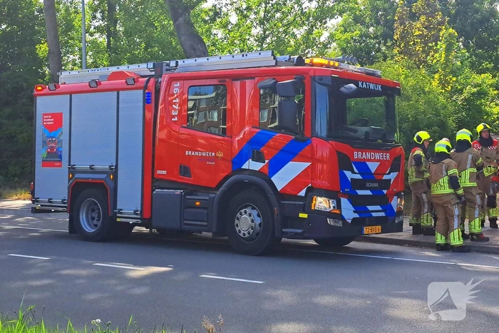 Auto tegen brugbalustrade