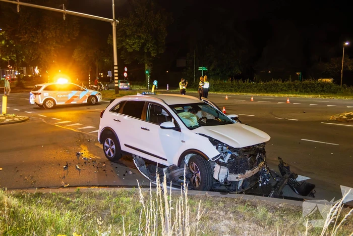 Gewelddadige taxi-overval leidt tot ongeval en arrestatie