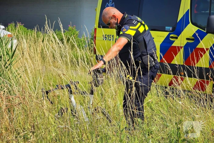 Racefietser raakt gewond bij ongeval