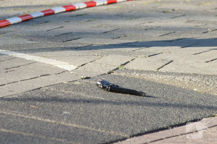 Pistool aangetroffen na ongeval