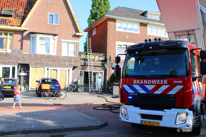 Brand bij grillrestaurant