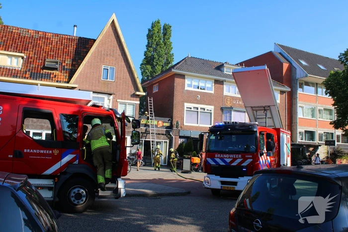 Brand bij grillrestaurant