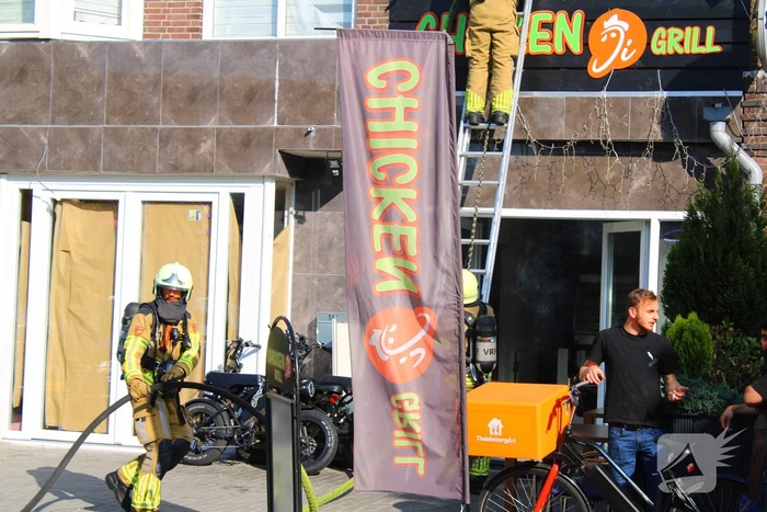 Brand bij grillrestaurant