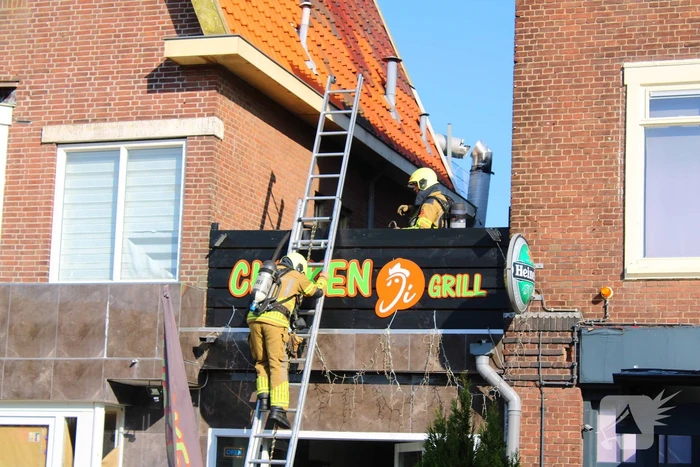Brand bij grillrestaurant