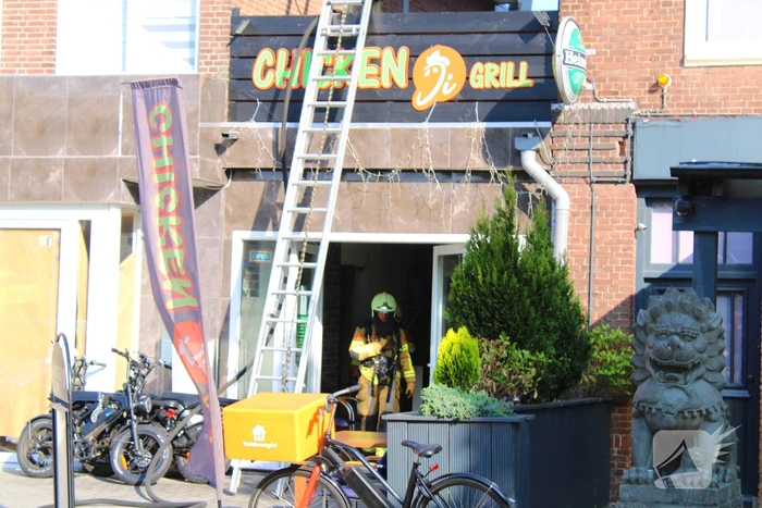 Brand bij grillrestaurant